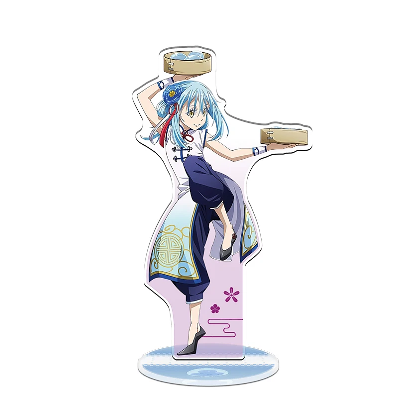 

Anime That Time I Got Reincarnated as a Slime Rimuru Tempest Stand Figure Model Plate Acrylic Cartoon Desk Decor Cartoon Toys