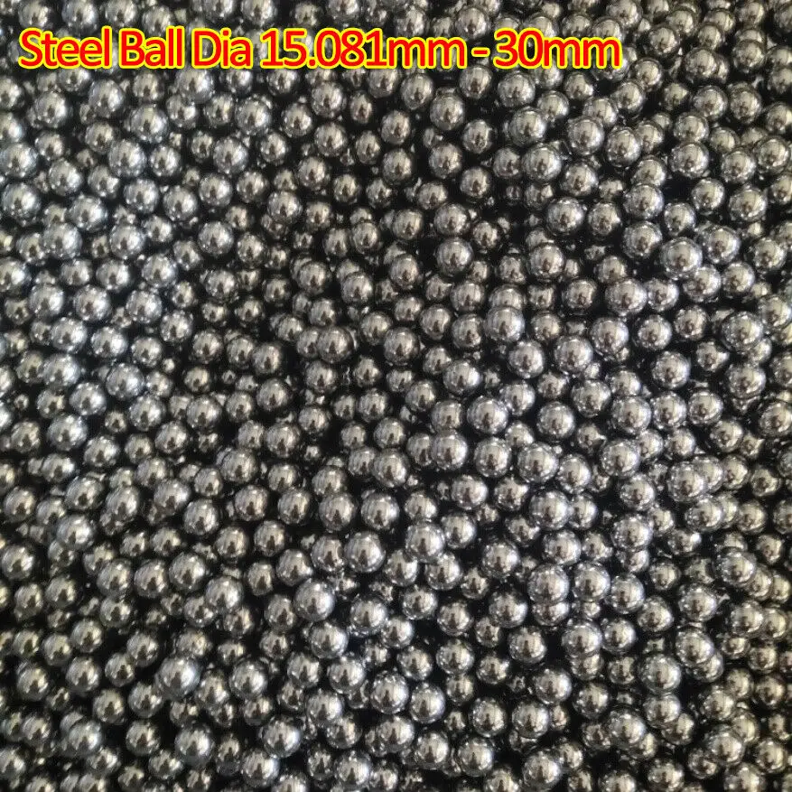 

10Pcs Dia 15mm to 30mm Steel Ball High Precision Bearing Balls Smooth Balls Hunting Slingshot High-carbon G10 Steel Ball