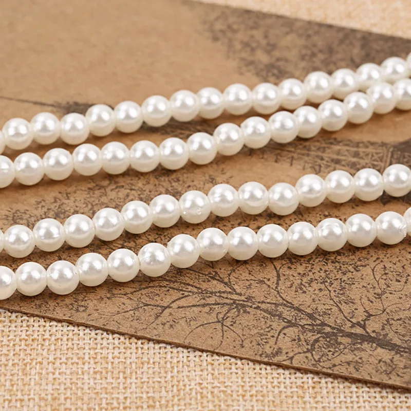 Модное жемчужное украшение длинное многослойное ожерелье из нитей Простое