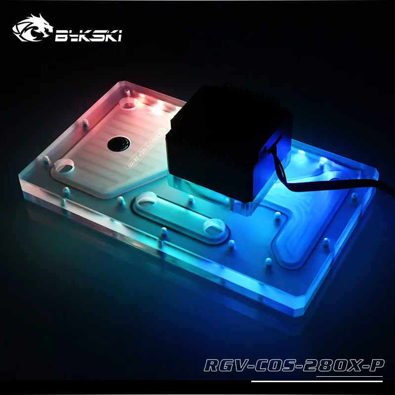 Акриловая водная доска Bykski чехол с водяным охлаждением RGB / A-RGB освещение для