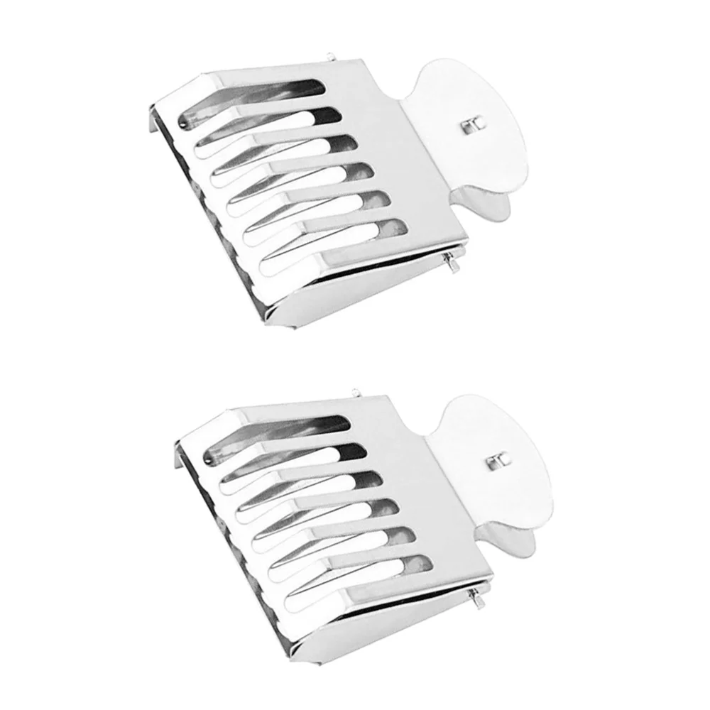

2pcs Stainless Steel Beekeeping Clips Bee Catcher Bee Cages Beekeeper Tools