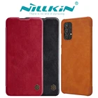 Nillkin красный кожаный бумажник коричневый Чехол флип-чехол для Samsung Galaxy A32 A52 5g A72 4g F62 M62 Защитный Кожаный Чехол черный