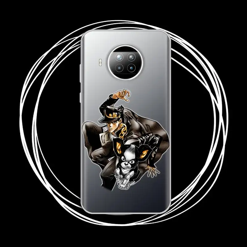 

JoJo Bizarre Adventure jotaro kujo Phone Case Transparent for Xiaomi mi Redmi note 10 t 8 9 pro lite 11 Samsung S 8 9 10 20