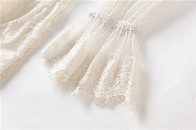 Новое Осеннее подиумное платье мини женское кружевное лоскутное сексуальное