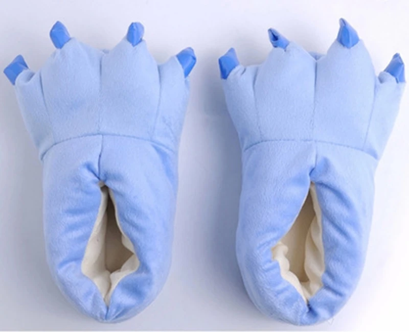 

Newest Stitch Animal Paw Slippers For Boy Girl Unisex Kids Cute Claw Cartoon Soft Plush Warm Home Child Shoes
