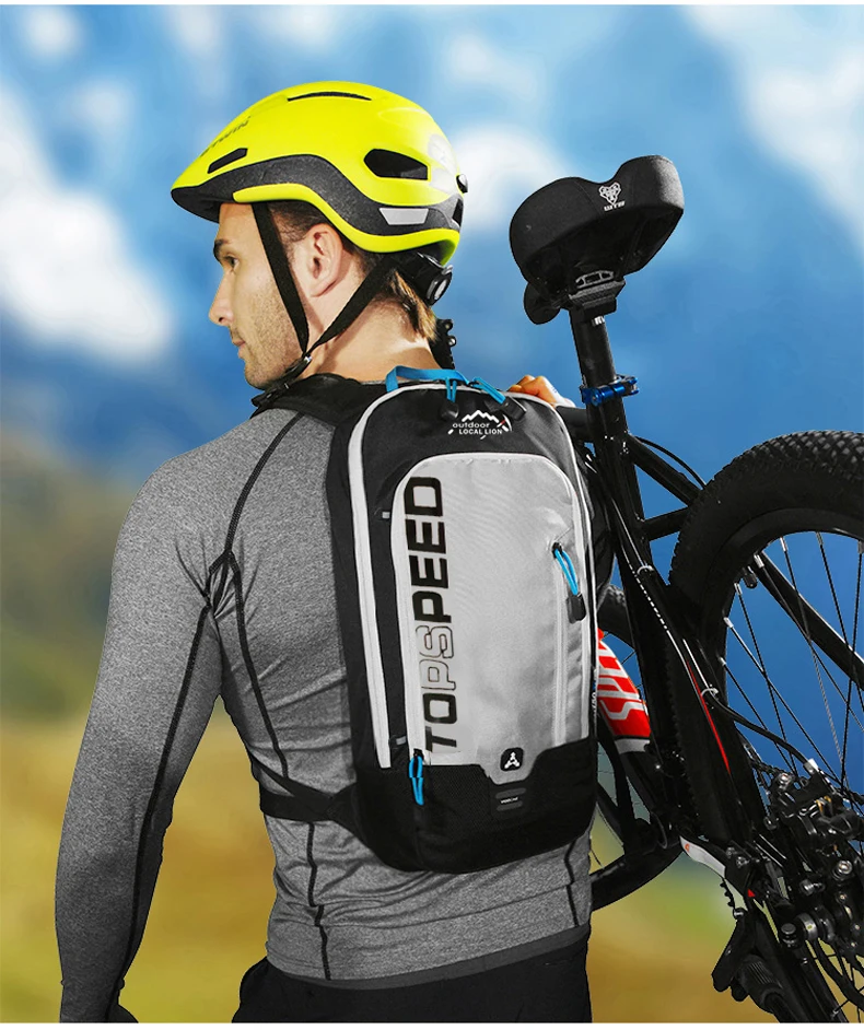 Открытый Местный лев альпинистский походный рюкзак MTB велосипедная сумка для езды на велосипеде лыжный рюкзак 6л для спорта на открытом воздухе бег Велоспорт сумка для воды