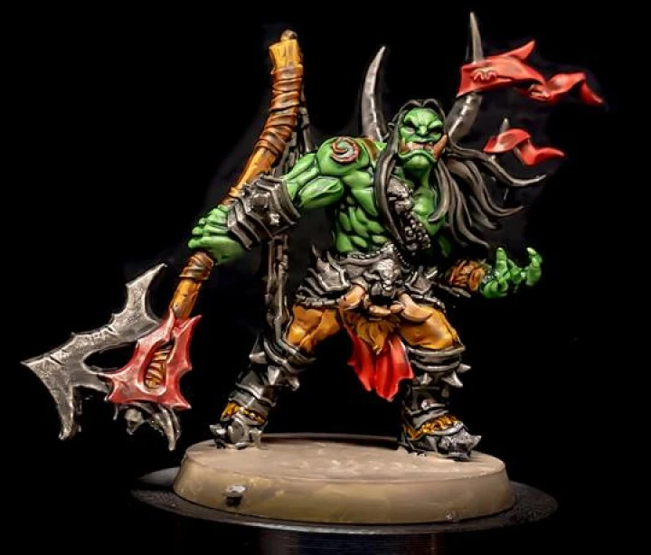 

56mm Resin Model Kits Orc Warrior Figure Unpainted No Color RW-014