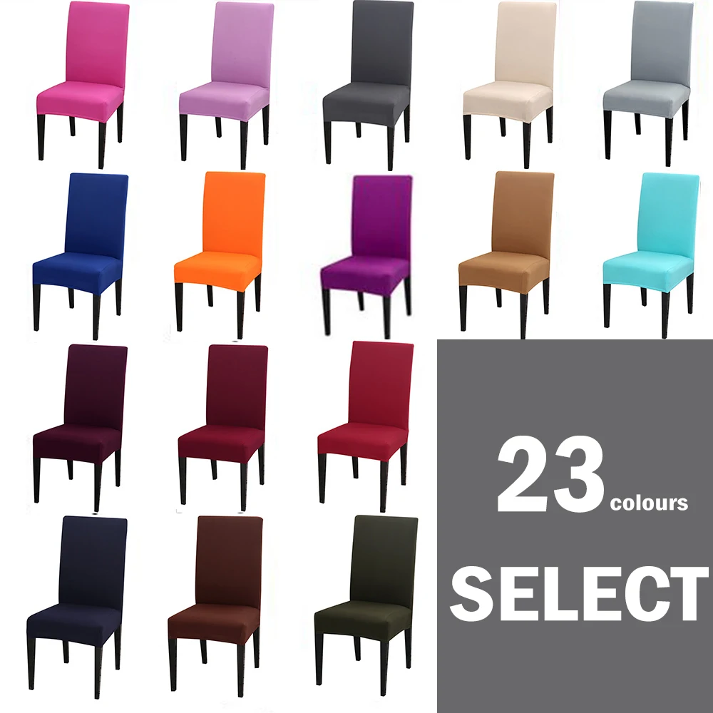 1/2/4/6 шт. эластичные чехлы на кресла для обеденного стула съемные Нескользящие