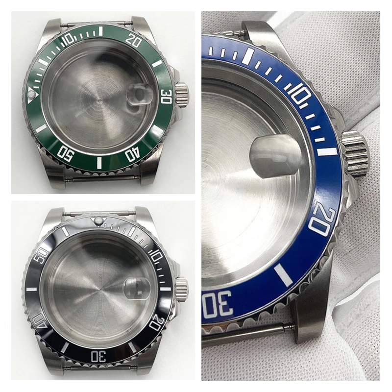 

Watch Case with Sapphire Mirror 40MM for Miyota 8215 8205 8200 for Mingzhu 2813 3804 ETA 2836 2834 Watch Movement Repair Part