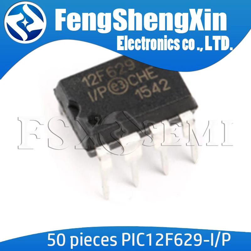 50 шт./лот новые модели/P 12F629-I/P DIP-8 микроконтроллеры IC | Электронные компоненты и