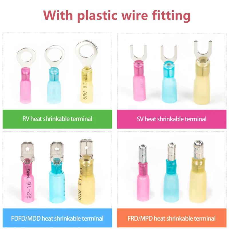 20 шт./1 упаковка водонепроницаемые термоусадочные клеммы | Строительство и ремонт