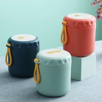 portable thermos lunch box 304 stainless steel containers food thermos vaccum for kids milk soup cup leakproof lunchbox 400ml