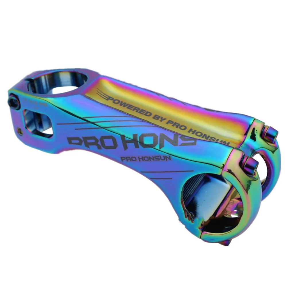 Велосипедный стержень HONSUN 70 90 мм Радужный 31 8*28 6 алюминиевый сплав CNC XC MTB