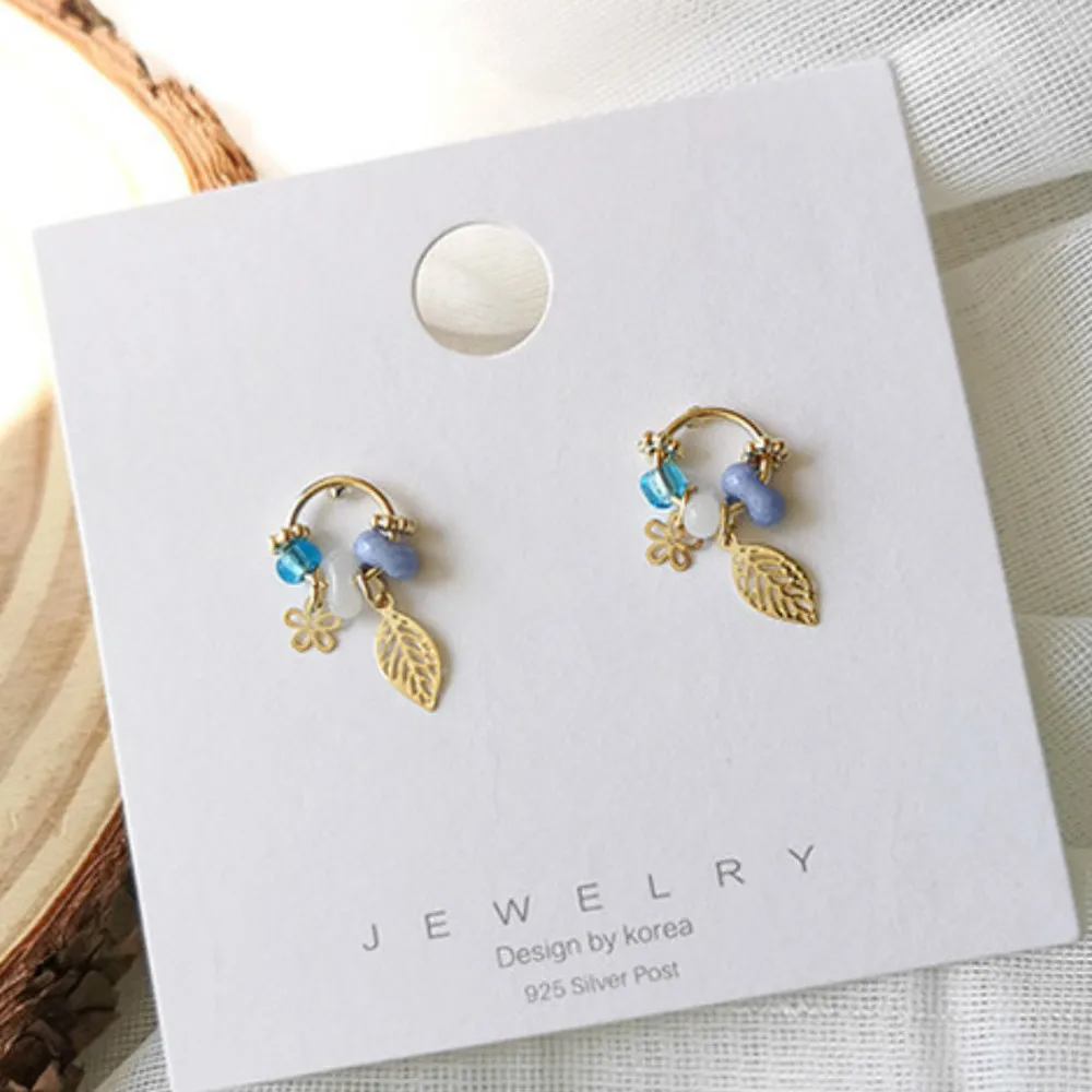 Простые маленькие ажурные серьги подвески для девочек модные ювелирные изделия