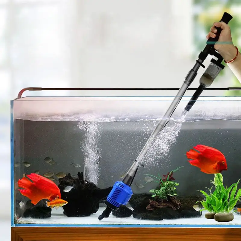 

Automatic Gravel Cleaner Electric Aquarium Water Cleaner for Medium Large Tank
