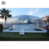 The best outdoor dustproof inflatable pool dome cover tent for winter and summer