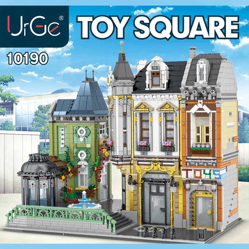 Конструктор MOC Street View модели конструктора совместимые с Lego модульный город