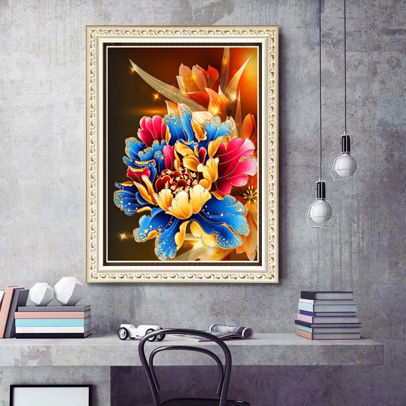 Элегантный цветочный узор 5D сделай сам полностью алмазная вышивка мозаика