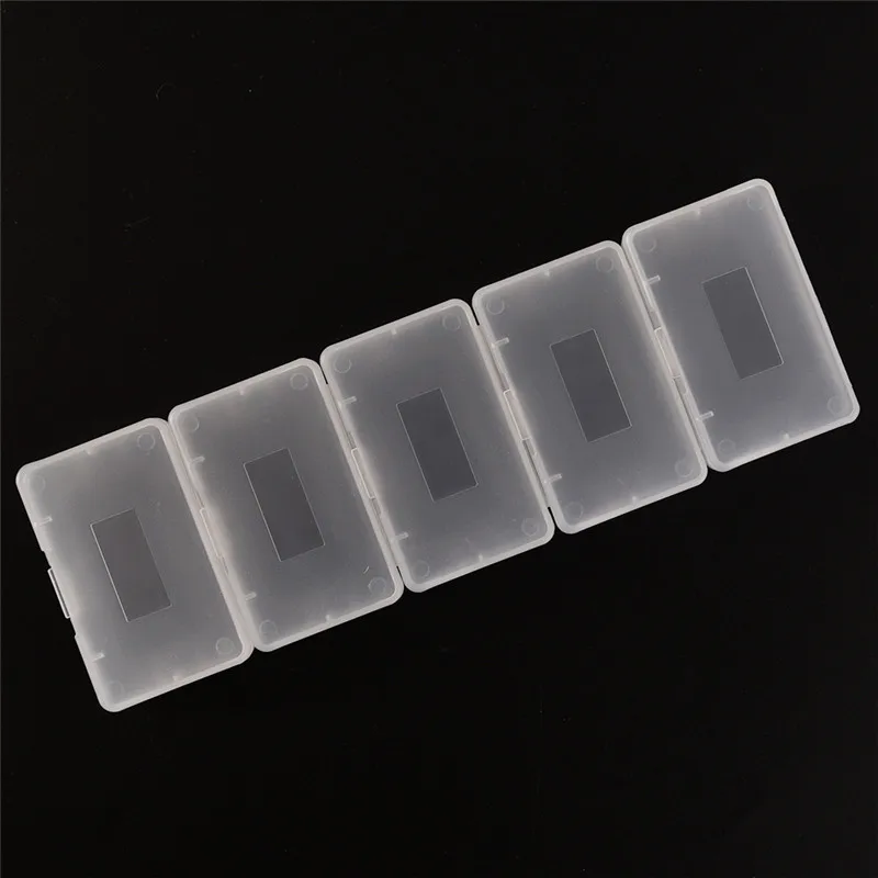 65x40x8 мм Nintendo Gameboy GBA SP GBP жесткий прозрачный пластик коробка с противопыльным