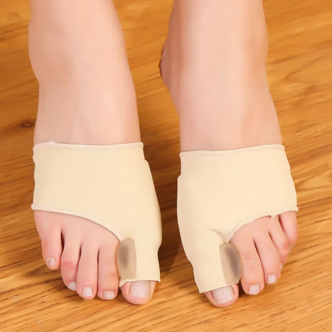 1Pair Big / Small Toe Corrector Orthotics Feet Foot Care Bone Thumb Adjuster Correction Soft Pedicure Socks Bunion Straightener | Дом и сад