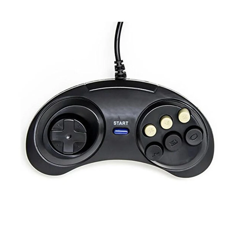 Геймпад для Mega Drive Megadrive Sega MD Genesis 2 шт. 6 кнопок|Геймпады| |