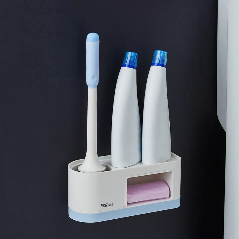 

Cleaning Brushes Storage Silicone Toilet Brush Holder Toilet Cleaning Brush Household Floor Cleaning Bathroom Accessories Set