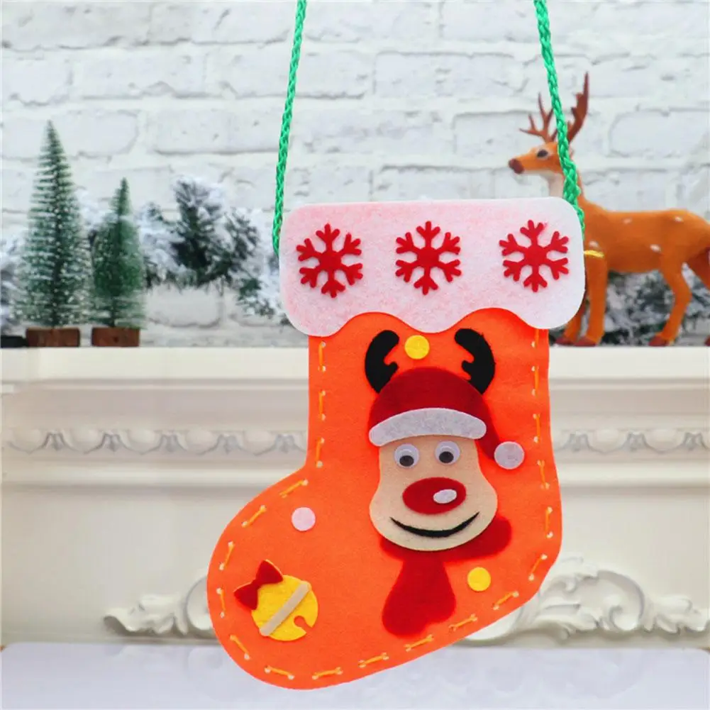 Набор новогодних носков и вилок посылка для хранения столовых приборов