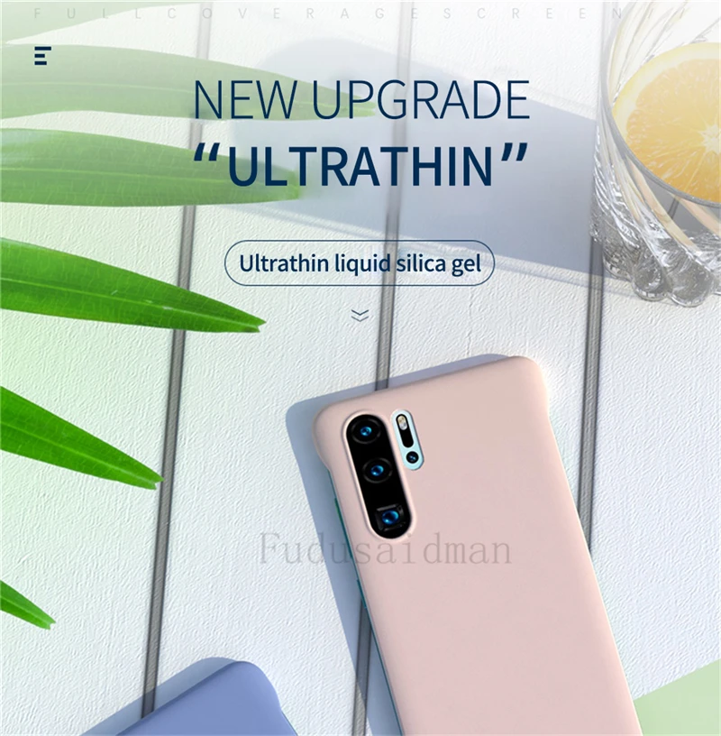 Тонкий жесткий Бескаркасный чехол из поликарбоната для HUAWEI P40 P30 P20 Y9S Y8P матовый