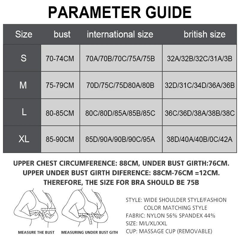 

3pcs Posture Corrector Lift Up Bra Women Shockproof Sports Support Fitness Vest Bras Breathable Underwear Cross Back Corset Bra