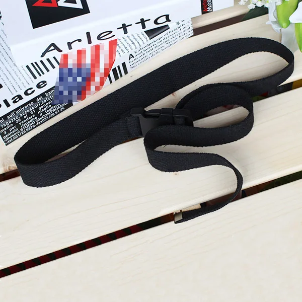 black plastic buckle Женские, мужские, унисекс, холщовые ремни, повседневные, женские, с пластиковой пряжкой, тактические, поясные ремни, Harajuku, одноцветные, длинные, черные, джинсы, пояс - Цвет: black plastic buckle