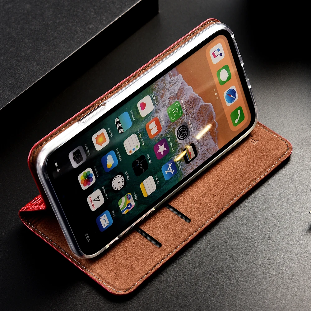 For Motorola Moto E5 Case Cover E3 E4 Back Litchi Genuine Flip Leather Cases Plus Wallet | Мобильные телефоны и