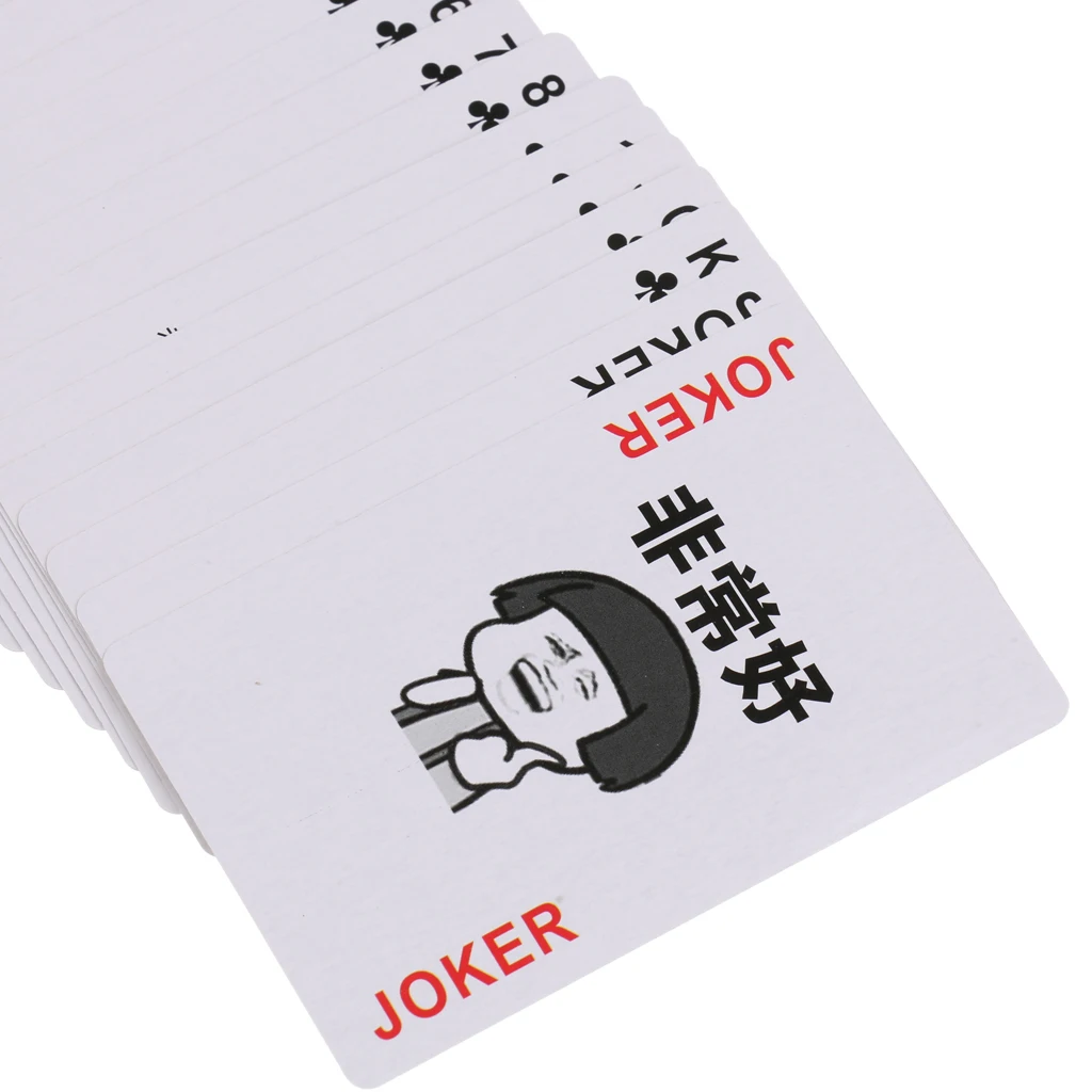 54 шт. забавные изображения игральные карты покер набор вечерние Poker игры