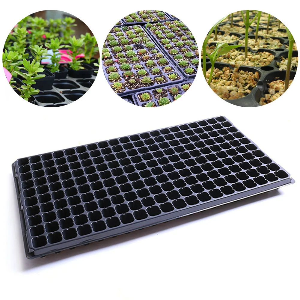 

200 Cups Planting Tray Seedling Starter Cell Seedling Germination Plant Spread Box Vegetable Seed Gardening Seed Tray Tool