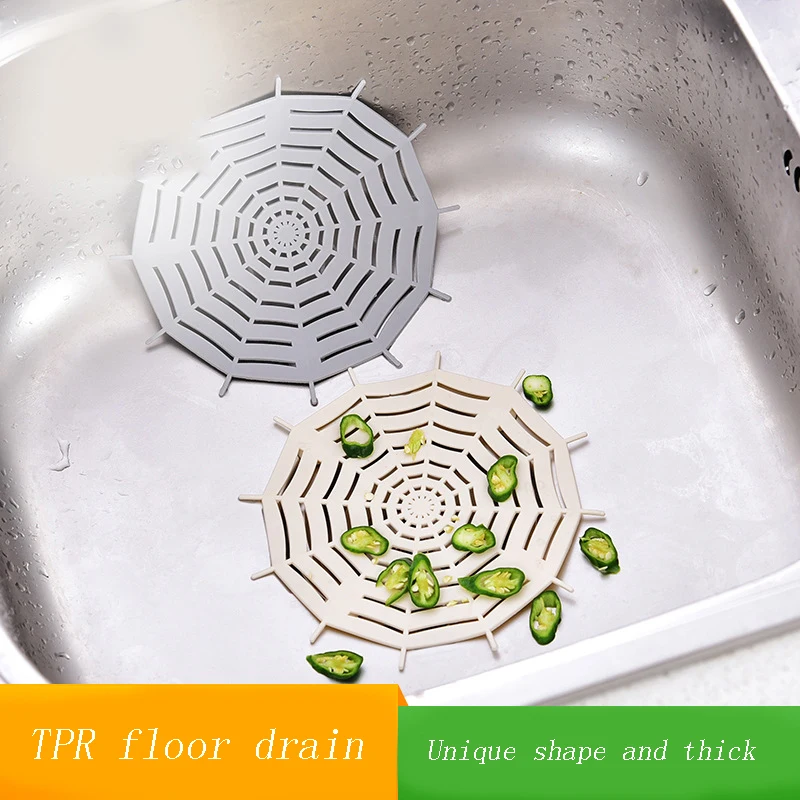 

Cobweb модельное ситечко для фильтрации раковины в ванной комнате, антиблокирующая Крышка для слива пола, кухонные инструменты, крышка для сли...