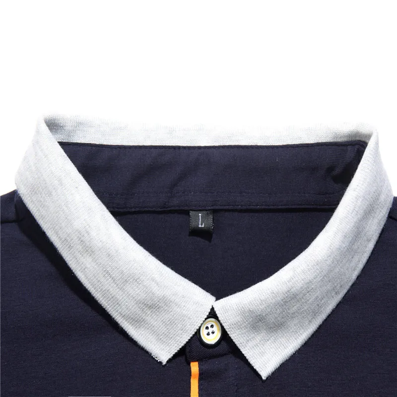 Fashion Brand Polo Shirt Men's Striped Tee Tops Grade Summer Short Sleeve Slim Fit Cotton Boys Poloshirt Casual Clothing | Мужская
