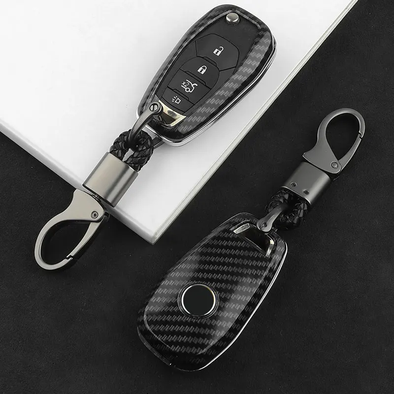 

Key Protection Shell Buckle Accessories Car Folding Flip Key Case for Chevrolet Cruze Spark Sonic Camaro Volt Bolt Trax Malibu