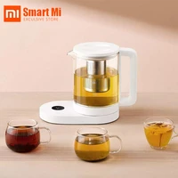 xiaomi mi mijia electric kettle 1 5l glass teapot white smart multifunctional health pot 1000w office thermo pot home appliances