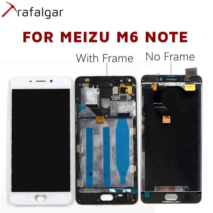 Дисплей Trafalgar для Meizu M6 Note ЖК дисплей сенсорный экран с рамкой M721H M721Q замена|Экраны
