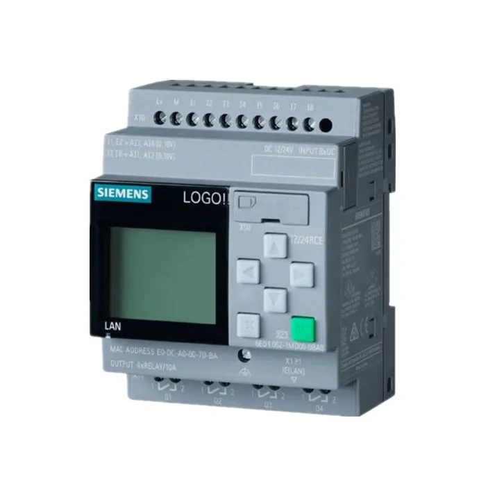 

100%New Logic Module 6ED1 052-1MD00-0BA8 LOGO 12/24RCE For Siemens