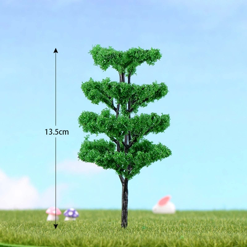 

Artificial Plastic Tree Model Scenery Railroad Decoration Miniature Landscape