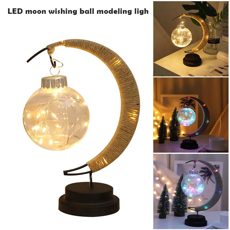 

Memorial Gift LED Moon Lamp Powered by Batteries Funeral Gift Remembrance Pet Loss for Home Decorations C1