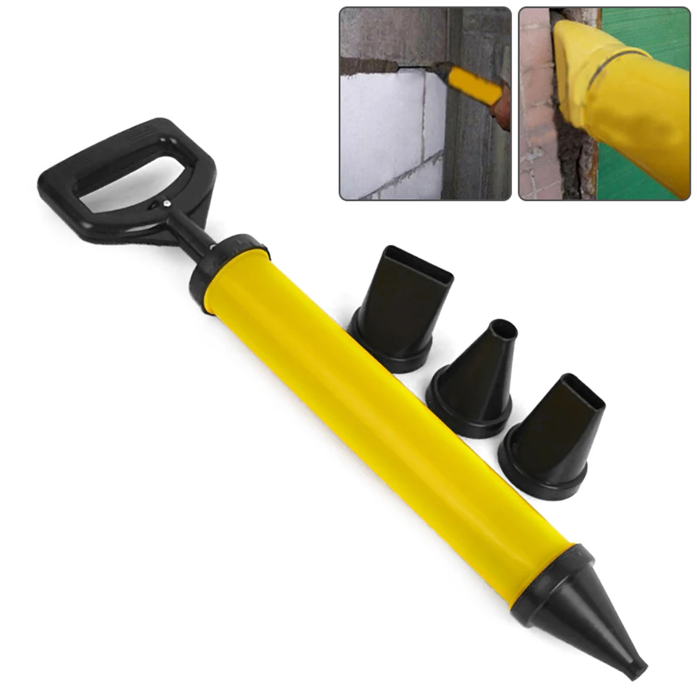 

Stainless Steel Caulking Gun Pointing Brick Mortar Pointing & Grouting Gun Sprayer Applicator Tool for Cement lime 4 Nozzle
