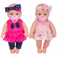 12inch vinyl lifelike doll harmless hair clothes removable toy kid accompany gift childrens birthday surprise toys