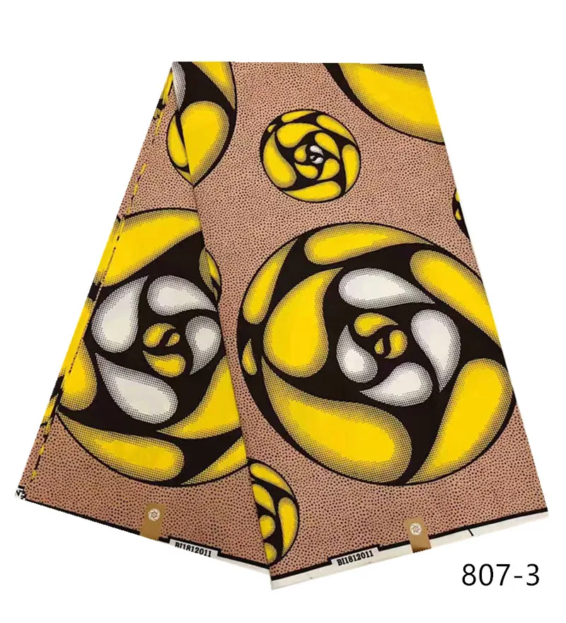 Новейший стиль 100% полиэстер ткань для платья оптом африканская Анкара