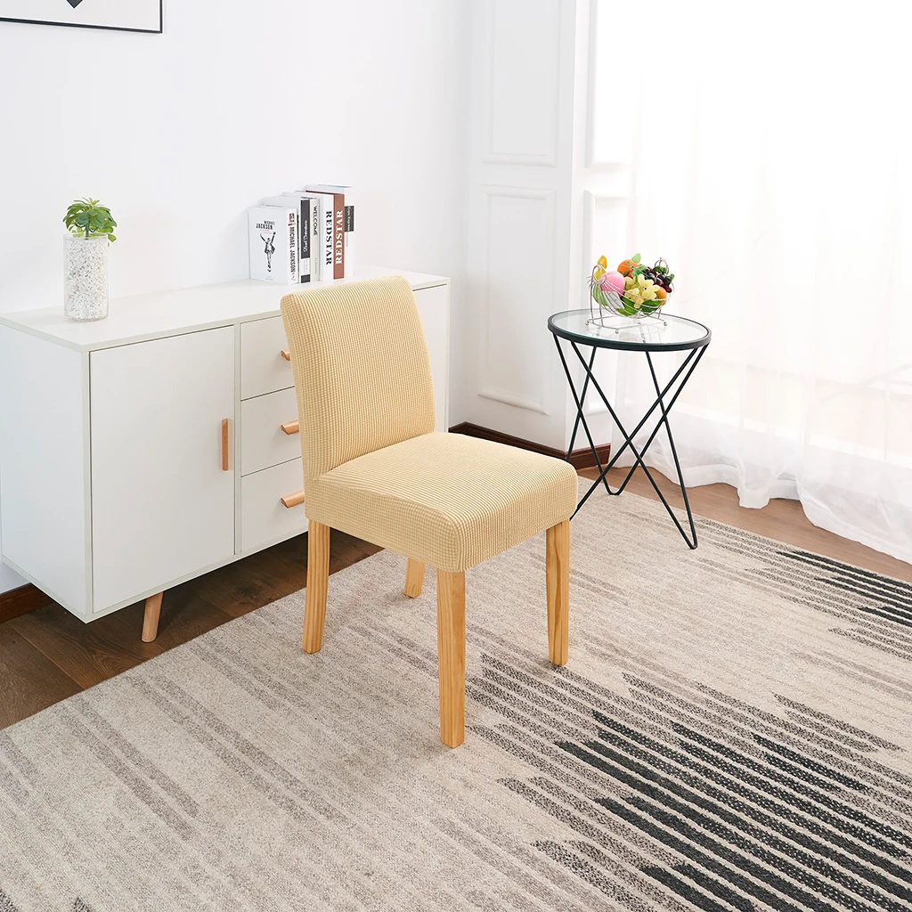 Спандекс тянущийся низкий короткий чехол для спинки стула крышка барного