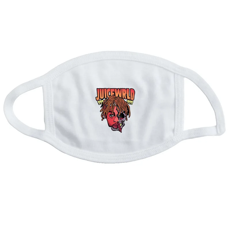 2019 модная дышащая мужская зимняя Пылезащитная черно белая осенне маска Juice Wrld с