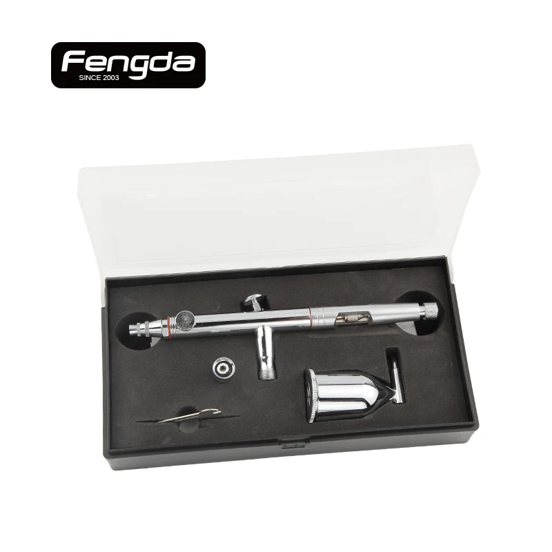 FENGDA BD-181A Аэрограф Двойного Действия пистолет-распылитель живопись для лица тела татуировки ручные инструменты гравитационный Тип подачи ногтей искусство красоты