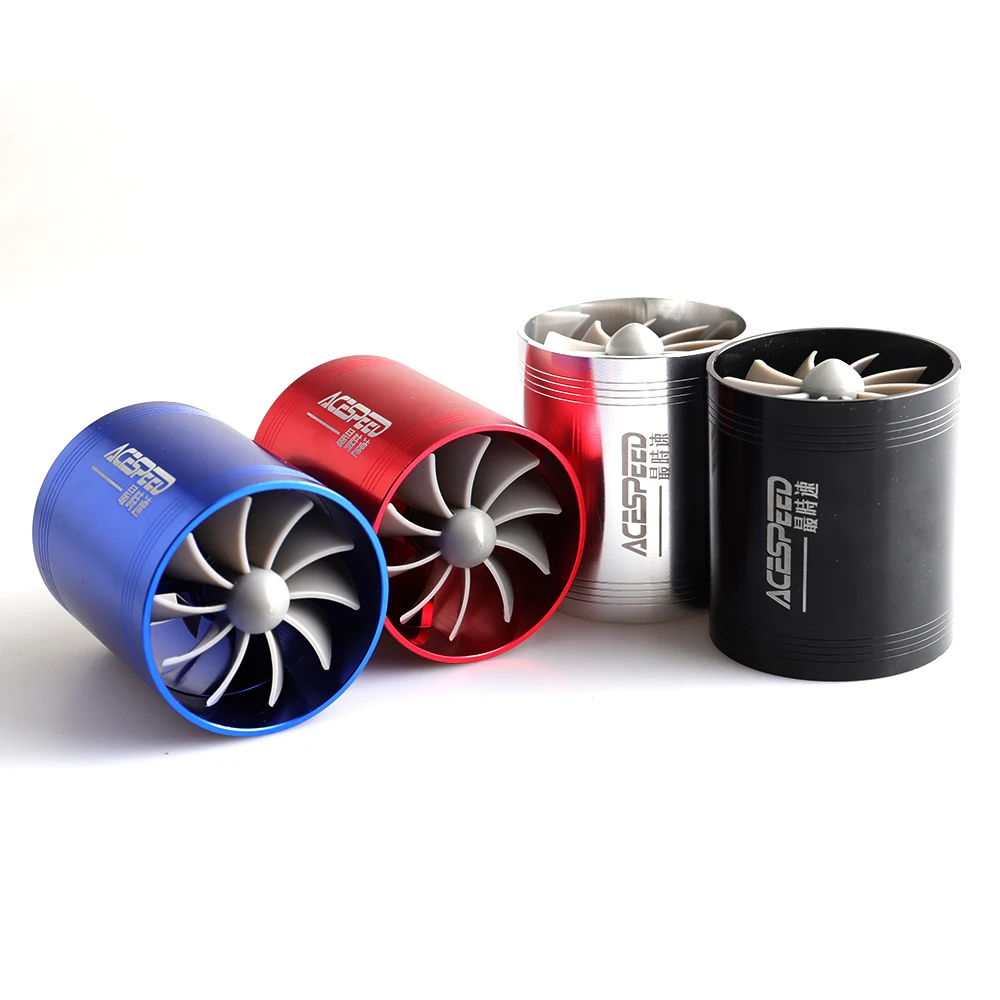 Автомобильная турбина супер зарядное устройство турбо двойной воздушный фильтр