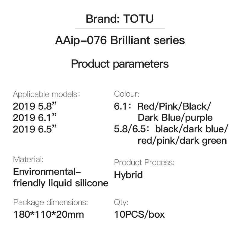 TOTU официальный жидкий силиконовый однотонный чехол для телефона для Iphone 11 11 Pro роскошный яркий чехол для Iphone 11 Pro Max