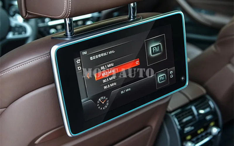 Закаленное стекло для BMW 5 серии G30 защита ЖК экрана заднего сиденья телевизора 2017